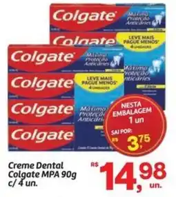 Fort Atacadista Creme Dental Colgate MPA oferta