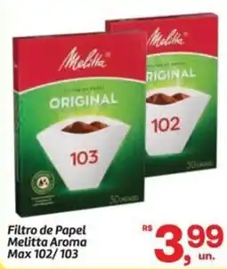 Fort Atacadista Filtro de Papel Melitta Aroma Max 102/103 oferta