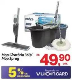 Fort Atacadista Mop Giratório 360/ Mop Spray oferta