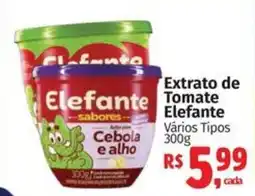 Supermercados Mateus Extrato de Tomate Elefante Vários Tipos oferta