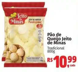 Supermercados Mateus Pão de Queijo Jeito de Minas oferta