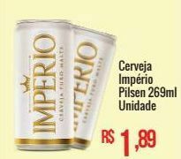 Mart Minas Cerveja império pilsen 269ml oferta