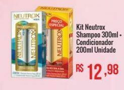 Kit neutrox shampoo 300ml + condicionador 200ml