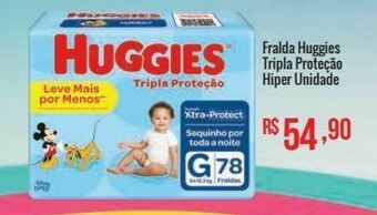 Mart Minas Fralda huggies tripla proteção hiper unidade oferta
