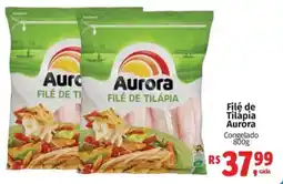 Supermercados Mateus Filé de Tilápia Aurora Congelado oferta
