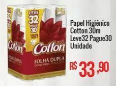 Mart Minas Papel higiênico cotton 30m oferta
