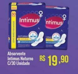 Mart Minas Absorvente intimus noturno c/30 unidade oferta