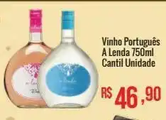 Mart Minas Vinho português a lenda 750ml cantil oferta