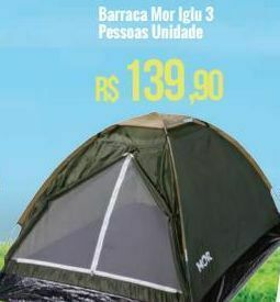 Barraca mor iglu 3 pessoas unidade