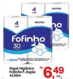 Fort Atacadista Papel Higiênico Fofinho F. Dupla oferta