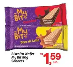 Fort Atacadista Biscoito Wafer My Bit Sabores oferta