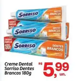 Fort Atacadista Creme Dental Sorriso Dentes Brancos oferta