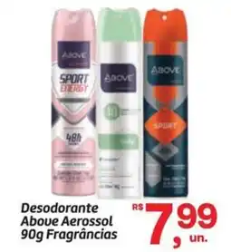 Fort Atacadista Desodorante Above Aerossol Fragrâncias oferta