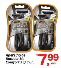 Fort Atacadista Aparelho de Barbear Bic Comfort 3 oferta