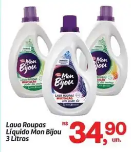 Fort Atacadista Lava Roupas Líquido Mon Bijou oferta