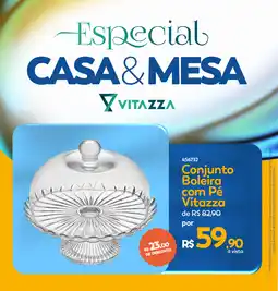 Lojas Certel Conjunto Boléira com Pé Vitazza oferta