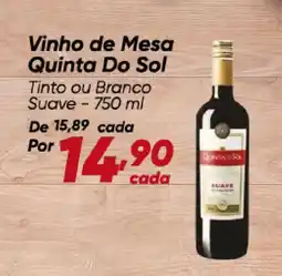Dia Vinho de Mesa Quinta Do Sol oferta
