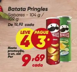 Dia Batata Pringles Sabores oferta