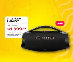 Casa e Vídeo Caixa de som bluetooth boombox 200W oferta