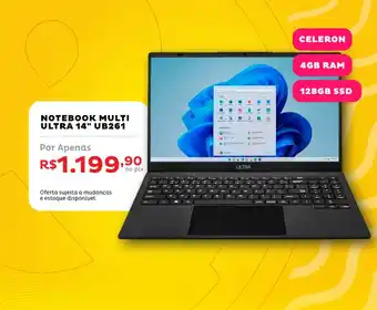 Notebook multi ultra 14" UB261