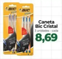 Supermercados Andreazza Caneta Bic Cristal oferta