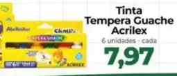 Supermercados Andreazza Tinta Tempera Guache Acrilex oferta