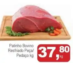 Mineirão Atacarejo Patinho Bovino Resfriado Peça/ Pedaço oferta