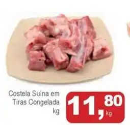 Mineirão Atacarejo Costela Suína em Tiras Congelada oferta