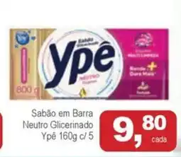 Mineirão Atacarejo Sabão em Barra Neutro Glicerinado Ypê oferta