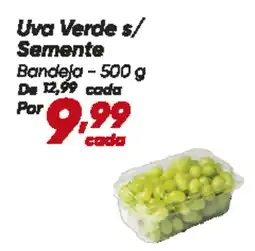 Dia Uva Verde s/ Semente Bandeja oferta