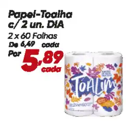 Dia Papel-Toalha c/2 un. DIA oferta