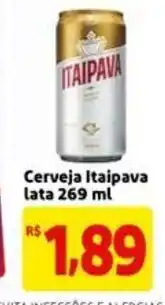 Extra Cerveja Itaipava lata 269ml oferta
