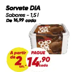 Dia Sorvete DIA Sabores oferta