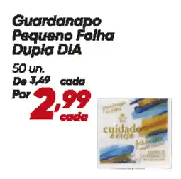 Dia Guardanapo Pequeno Folha Dupla DIA oferta