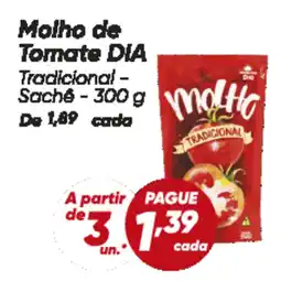 Dia Molho de Tomate DIA oferta