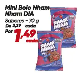 Dia Mini Bolo Nham Nham DIA Sabores oferta