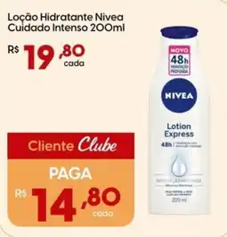 Supper Rissul Loção Hidratante Nivea Cuidado Intenso oferta