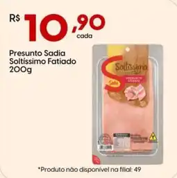 Supper Rissul Presunto Sadia Soltíssimo Fatiado oferta