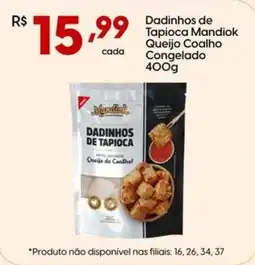 Supper Rissul Dadinhos de Tapioca Mandiok Queijo Coalho Congelado oferta