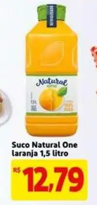 Extra Suco Natural One Laranja 1.5L oferta