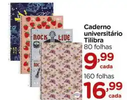 Carrefour Caderno universitário Tilibra 160 folhas oferta