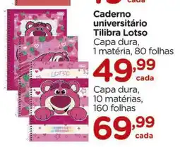 Carrefour Caderno universitário Tilibra Lotso oferta