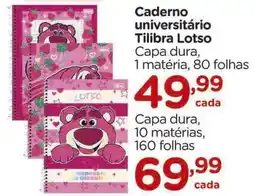Carrefour Caderno universitário Tilibra Lotso oferta