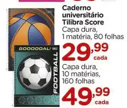 Carrefour Caderno universitário Tilibra Score oferta