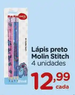 Carrefour Lápis preto Molin Stitch oferta
