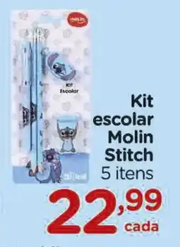 Carrefour Kit escolar Molin Stitch oferta