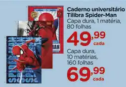 Carrefour Caderno universitário Tilibra Spider-Man oferta