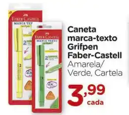 Carrefour Caneta marca-texto Grifpen Faber-Castell oferta
