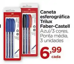 Carrefour Caneta esferográfica Trilux Faber-Castell oferta