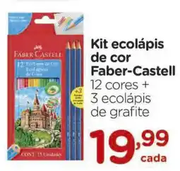 Carrefour Kit ecolápis de cor Faber-Castell oferta